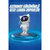 Projeksiyon Astronot Lamba Speaker Sevimli Astronot Bluetooth Hoparlör