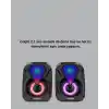 Renkli LED Işıklı Hoparlör