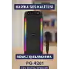 RGB Işıklı Çift Hoparlörlü Taşınabilir Bluetooth Speaker ve Mikrofon