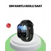Sesli Arama Özellikli SIM Kartlı Siyah Akıllı Saat