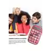 Sevimli Kare Tuşlu 10 Haneli Ldc Ekran Hesap Makinası Yeşil