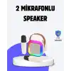 Taşınabilir Bluetooth Karaoke Hoparlör – 2400 mAh Batarya