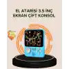 TV Bağlantılı Çift lu Şarjlı Retro Gamepad Seti