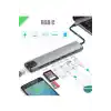 Type-c To Hdtv Multifunction Adapter 8 Port Kablo