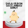 USB Şarjlı Armut Gece Lambası Dokunmatik Renk Değişimli