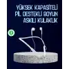 USB Şarjlı Uzun Ömürlü Boyun Askılı Bluetooth Kulaklık
