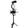 Video Making Kit Telefon Tutucu Vlog Video Mini Led Işıklı