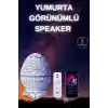 Yumurta Şeklinde Su Dalgalı Bluetooth Speaker Lamba Renkli Şarjlı
