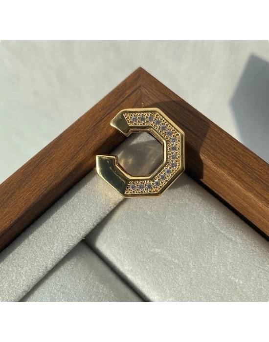 Dikdörtgen C Earcuff