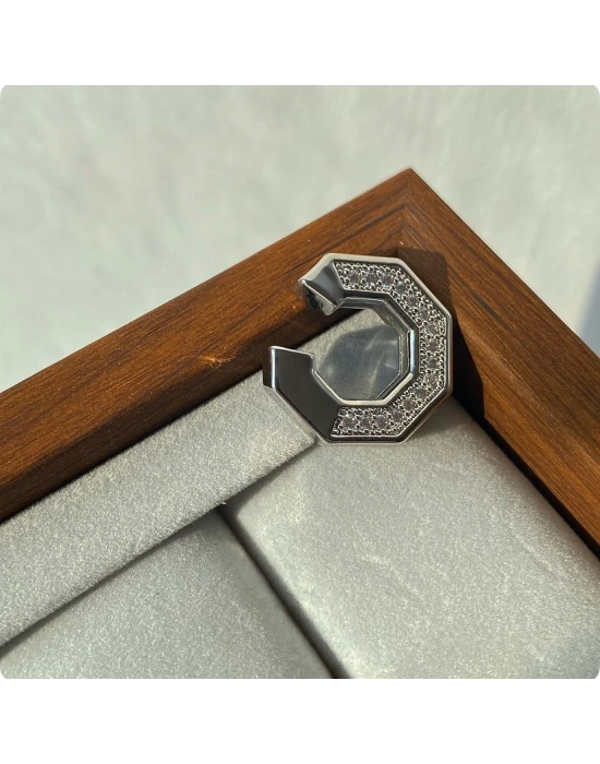 Dikdörtgen C Earcuff