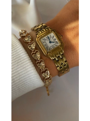 Plaka Sıra Kalp Bileklik