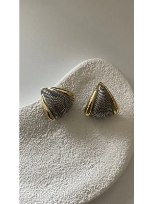 İris Üçgen Mix Küpe