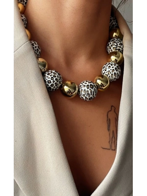 ZR Marka Leopar Ball Kolye