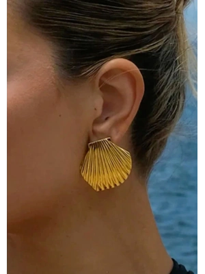 Midye Tasarım Küpe