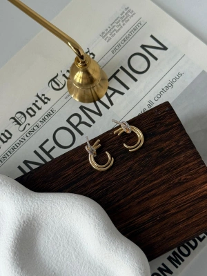 Node Yarım Halka Küpe