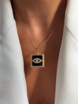 Plaka Göz Kolye