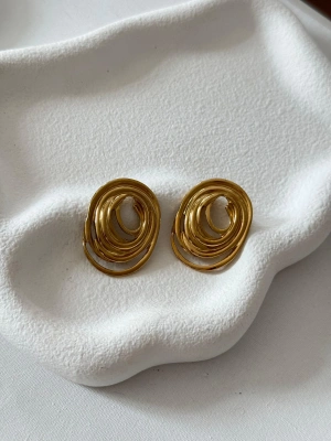 Çelik Sarmal Bella Küçük Boy Küpe