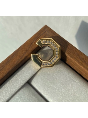 Dikdörtgen C Earcuff