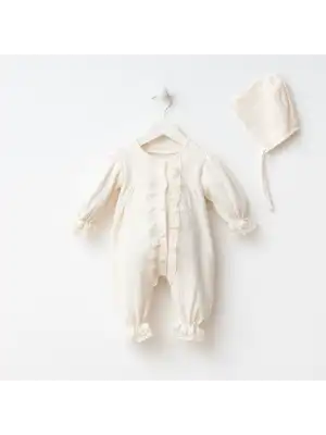 Miniycool 3019 Mnz Marka Victoria Bebek Kız Tulum 3-9 Ay