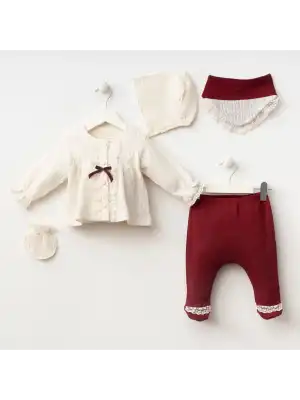 Miniycool 7078 Mnz Marka Victoria Yeni Doğan Hastane Çıkışı Kız 5li Set