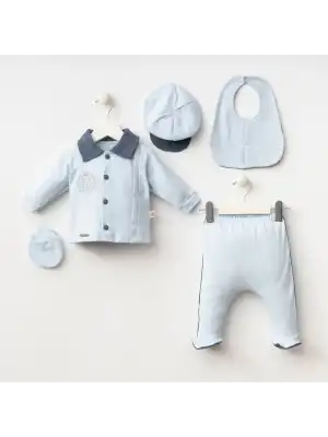 Miniycool 7079 Mnz Marka Thomas Yeni Doğan Hastane Çıkışı Erkek 5li Set