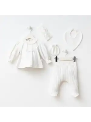 Miniycool 7089 Mnz Marka İsabella Yeni Doğan Hastane Çıkışı Kız 5li Set