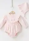 Miniycool 9002 Mnz Marka Pretty Romper Tulum Kız 3-9 Ay Kız