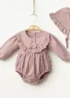 Miniycool 9002 Mnz Marka Pretty Romper Tulum Kız 3-9 Ay Kız