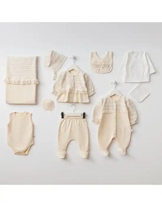 Miniycool 10000 Mnz Marka Sim Detaylı Yeni Doğan Hastane Çıkışı Kız 10lu Set