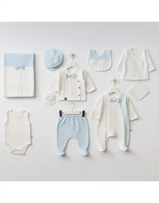 Miniycool 10005 Mnz Marka Carisma Nervüllü Yeni Doğan Hastane Çıkışı Erkek 10lu Set