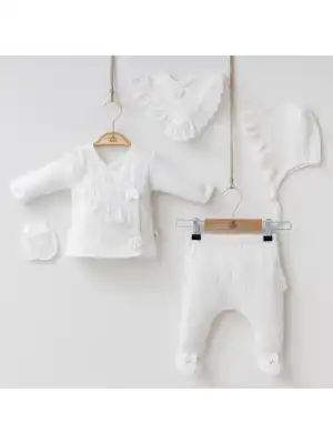 Miniycool 7031 Mnz Marka Pretty Girl Yeni Doğan Hastane Çıkışı Kız 5li Set