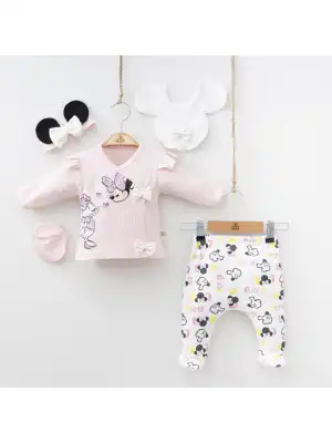 Miniycool 7051 Mnz Marka Daisy Yeni Doğan Hastane Çıkışı Kız 5li Set