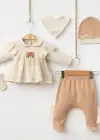 Miniycool 7056 Mnz Marka Cute Bear Yeni Doğan Hastane Çıkışı Kız 5li Set