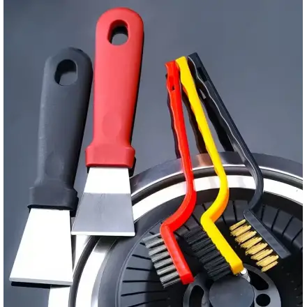 Spatula ve Telli Temizlik Fırçası Seti