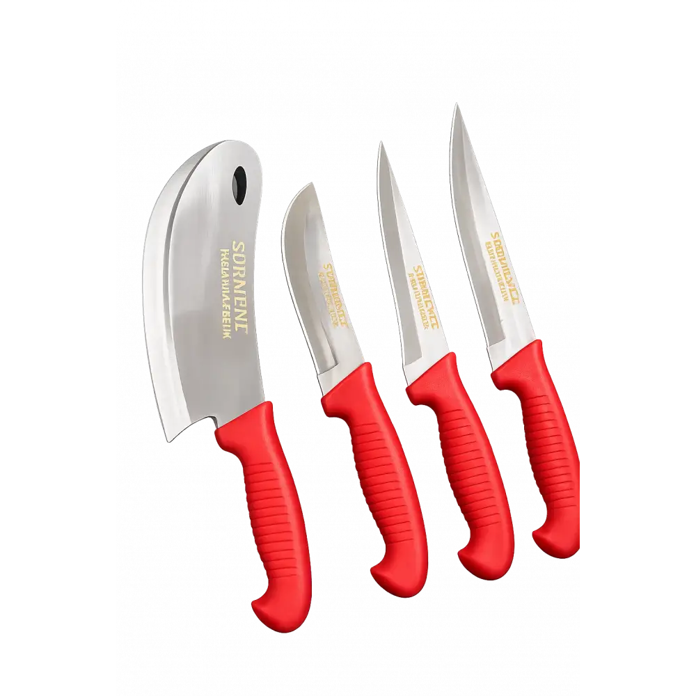 Sür mene Paslanmaz Çelik Bıçak Seti