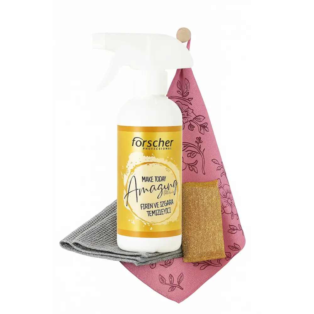 Forscher Fırın, Izgara Temizleyici Süngerli Bezli Set