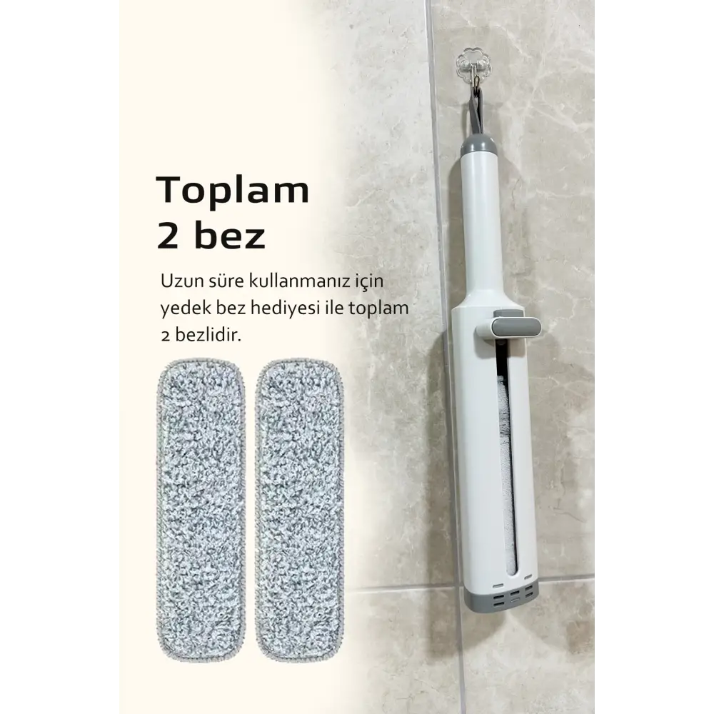 Otomatik El Mopu Bez Sıkmalı Çekçekli