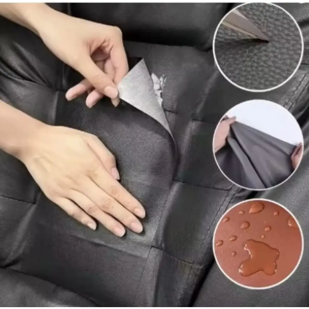 Siyah Deri Yaması 100x50 cm