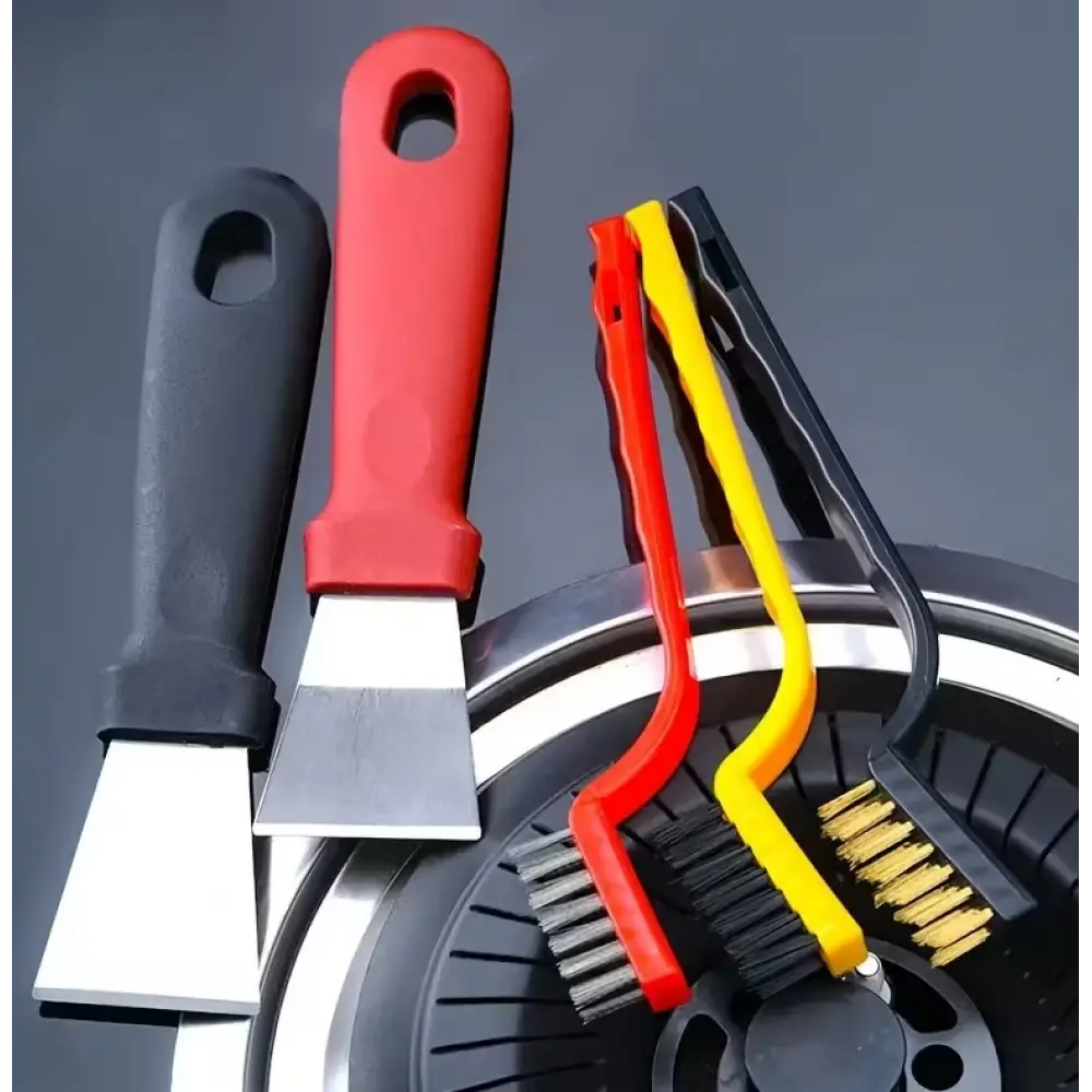 Spatula ve Telli Temizlik Fırçası Seti
