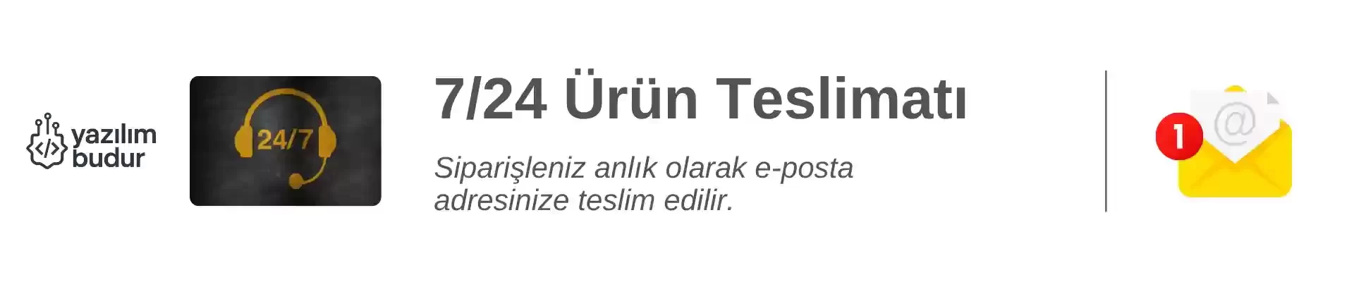 yazılım budur ürün teslimat