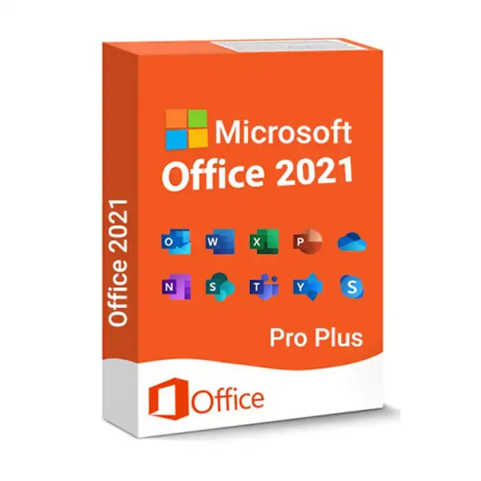 Office 2021 Pro Plus Retail FPP Kurumsal Dijital Lisans Anahtarı Süresiz