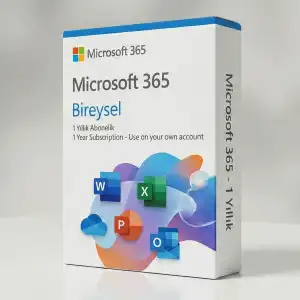 Office 365 - Kendi Hesabınıza Lisans (1 Yıl)