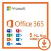 Office 365 Pro Plus 5 pc 5 mac 5 mobile Lisans Hesabı | 1 Yıllık