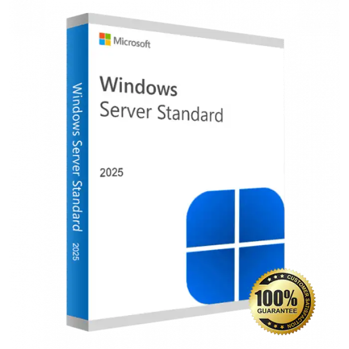 Windows Server 2025 STD dsp dvd kutu BOX 16 core