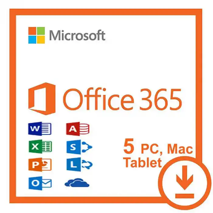 Office 365 Pro Plus 5 pc 5 mac 5 mobile Lisans Hesabı | 1 Yıllık
