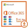 Office 365 Pro Plus 5 pc 5 mac 5 mobile Lisans Hesabı | 1 Yıllık