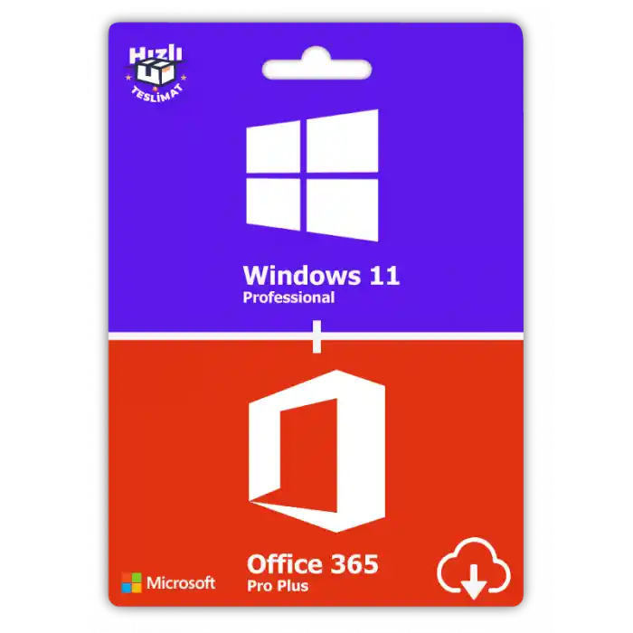 Windows 11 Pro Dijital Lisans & Office 365 1 Yıllık Lisans Hesabı