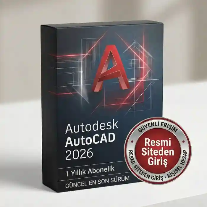 AutoCad 2026 1 YIL 1 KULLANICI