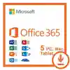 Office 365 Pro Plus 5 pc 5 mac 5 mobile Lisans Hesabı | 1 Yıllık