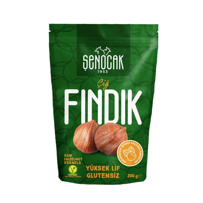 Çiğ Fındık Paket 200gr